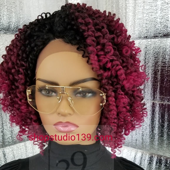 Custom made and colored kinky curly  wig - Picture 4 of 5